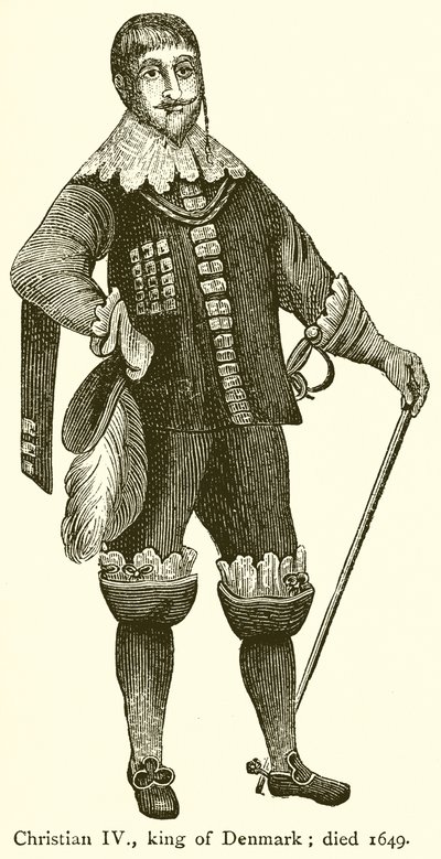 Christian IV, Konge af Danmark; Død 1649 af English School