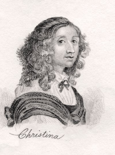Christina of Sweden, fra Crabbs Historical Dictionary, udgivet 1825 af English School