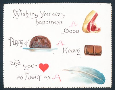 Christmas Fayre, julekort af English School