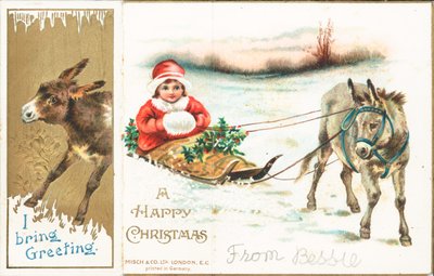 Julekort af English School