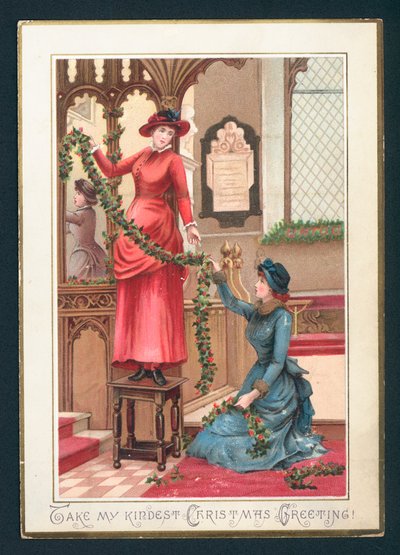 Julekort af English School