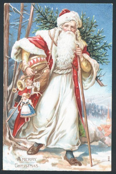 Julekort af English School