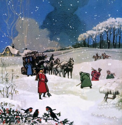 Julescene af English School