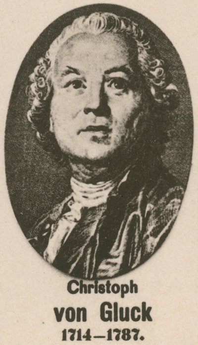 Christoph von Gluck (gravering) af English School