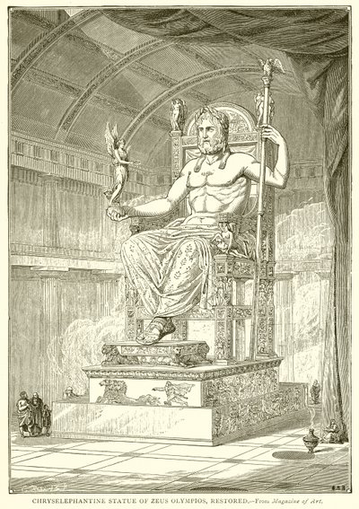 Chryselefantine Statie af Zeus Olympios, Restorid af English School