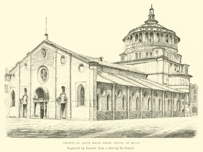 Santa Maria Delle Grazie-kirken i Milano af English School