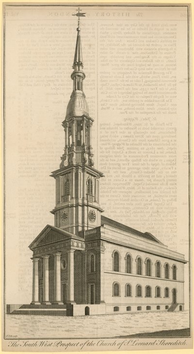 St Leonard-kirken, Shoreditch af English School