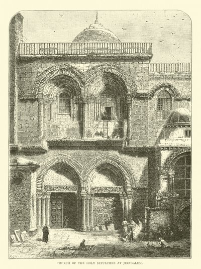 Den Hellige Gravs Kirke i Jerusalem af English School