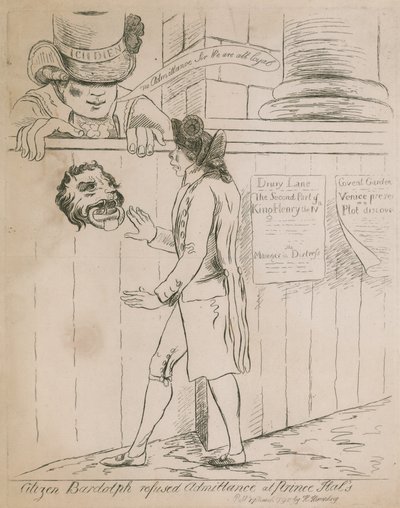 Borger Bardolph nægtede optagelse hos Prins Hals af English School