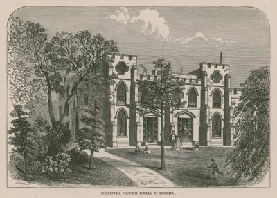 Clerkenwell Parochial Schools i Highgate, London af English School