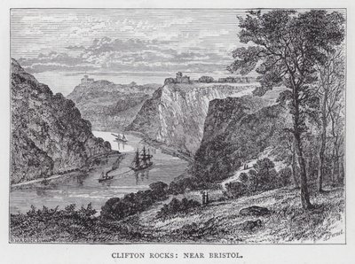 Clifton-Felsen, bei Bristol von English School