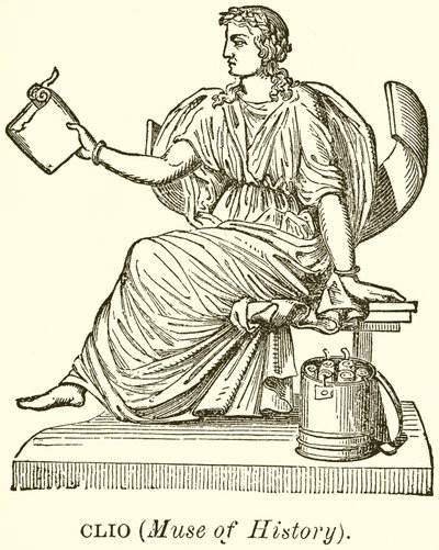 Clio (Muse of History) af English School