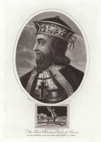 Clovis, Frankrigs første kristne konge af English School