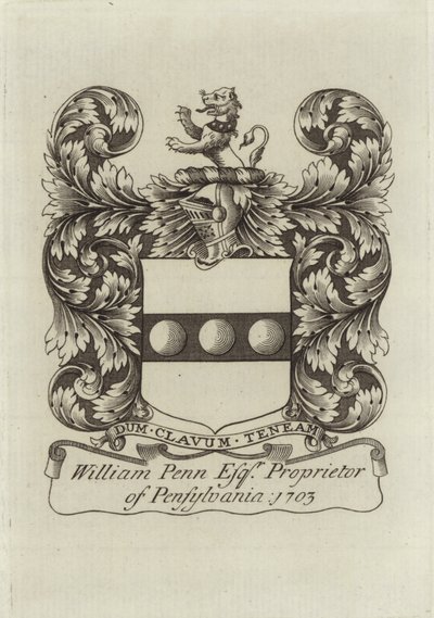 William Penns våbenskjold af English School