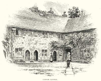 Cobham College (gravering) af English School