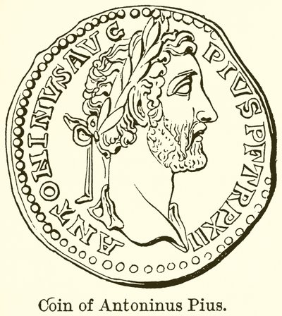 Antoninus Pius mønt af English School