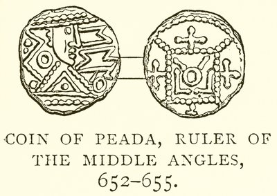 Peadas mønt, mellemvinklernes hersker, 652--655 af English School