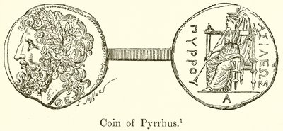 Pyrrhus mønt af English School
