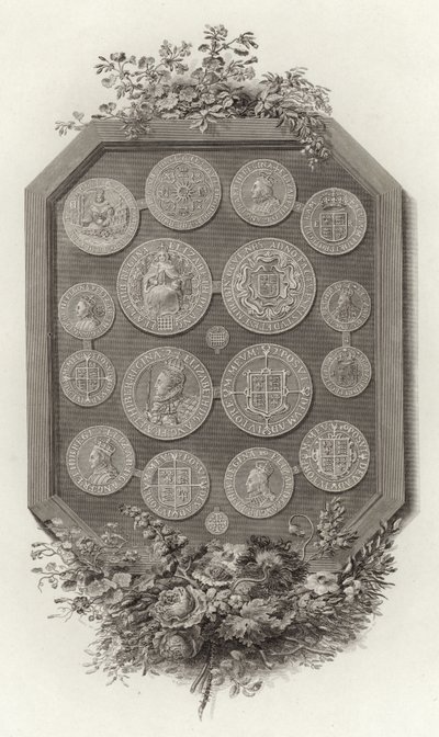 Mønter af dronning Elizabeth I af English School
