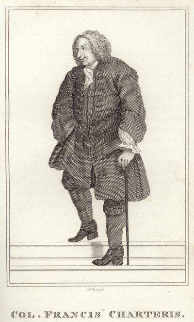 Oberst Francis Charteris af English School