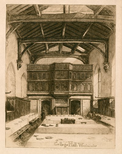 College Hall på Westminster School af English School