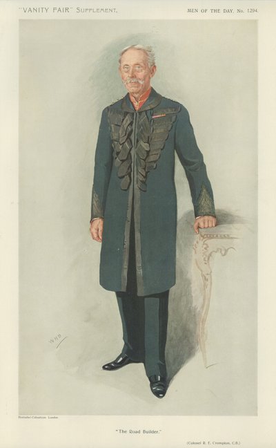 Oberst R E Crompton af English School