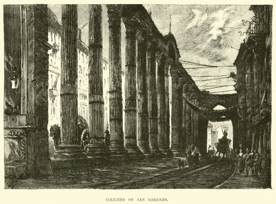 Columns of San Lorenzo  af English School