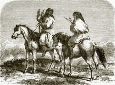 Comanche indianere af English School