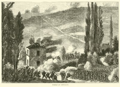 Kamp ved Chatillon, oktober 1870 af English School