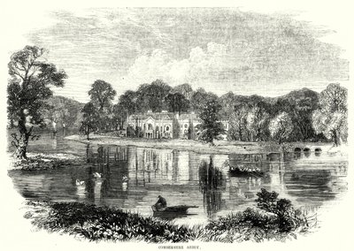 Combermere Abbey (gravering) af English School