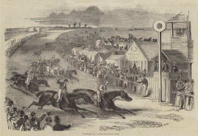 Eintreffen am Ziel, der Siegespfosten von English School