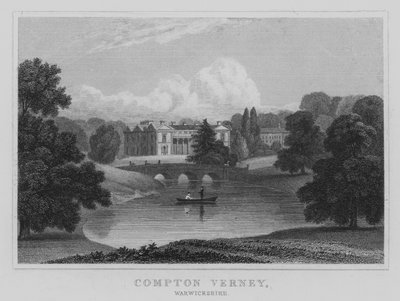 Compton Verney, Warwickshire (gravering) af English School