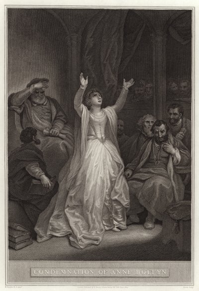 Fordømmelse af Anne Boleyn af English School