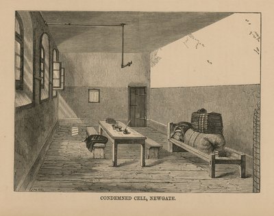 Dømt celle i Newgate Prison af English School