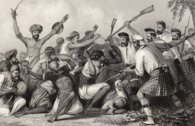 Konflikt med Ghazeerne før Bareilly den 6. maj 1858, fra 