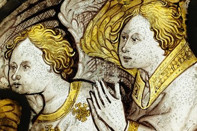 Bevaret afsnit fra Great East Window i York Minster: 