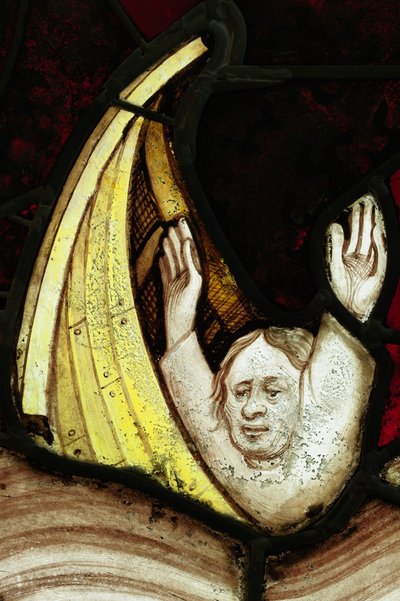 Bevaret afsnit fra Great East Window i York Minster: 