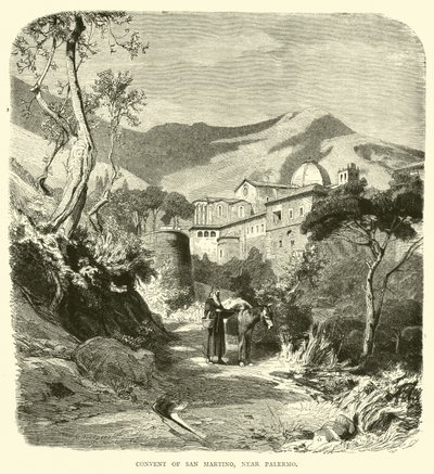 Klosteret San Martino, nær Palermo af English School