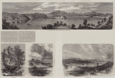 Coromandel Gold-Diggings, New Zealand (gravering) af English School