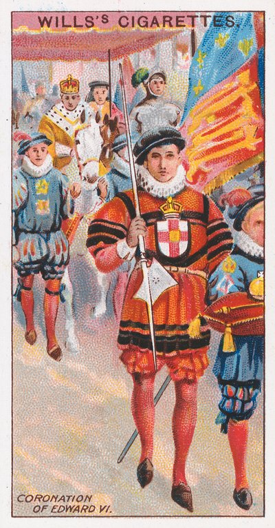 Kroning af Edward VI af English School