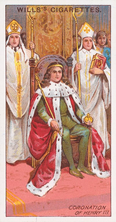 Kroning af Henrik III af English School