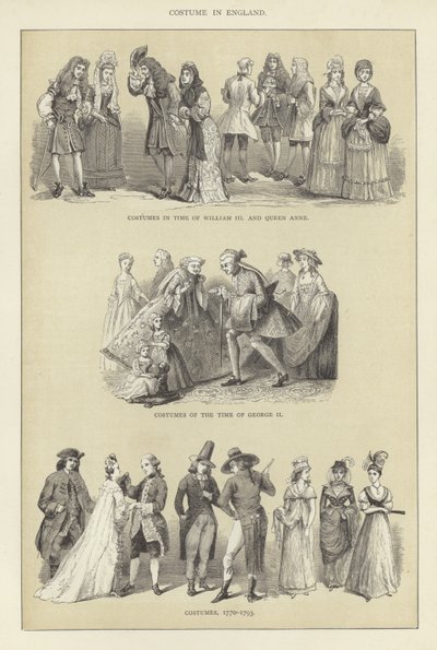 Kostume i England af English School