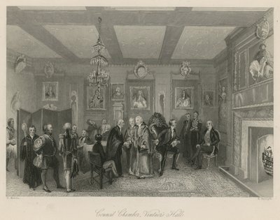 Rådssalen, Vintners Hall af English School