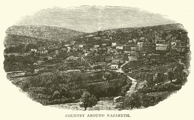 Land omkring Nazareth (gravering) af English School