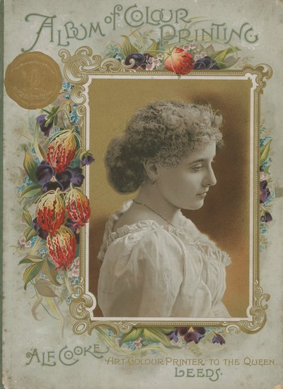 Cover af Album of Color Printing af Alf Cooke, Art Color Printer til dronningen af English School