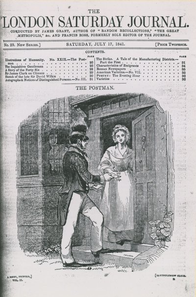 Forside af London Saturday Journal af English School
