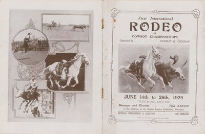 Cover af programmet for den første internationale Rodeo af English School