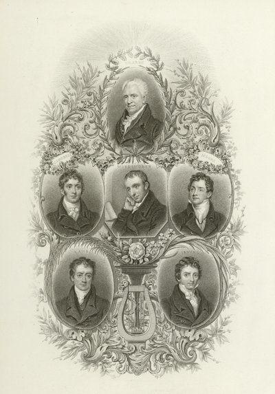 Crabbe, Campbell, Wordsworth, Moore, Lamb, Irving af English School