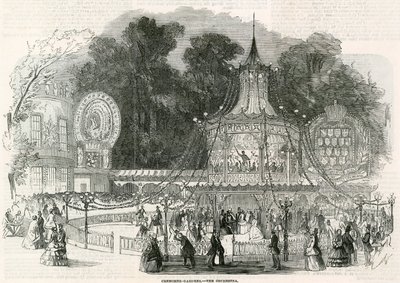 Cremorne Gardens, London: The Orchestra af English School