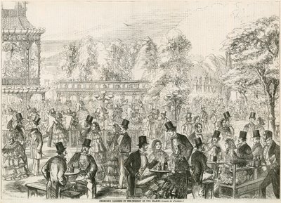 Cremorne Gardens, London, i højsæsonen af English School